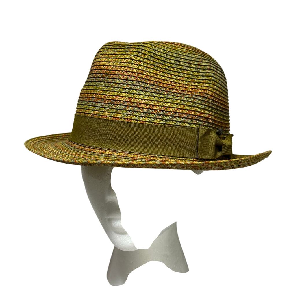 CC Exclusives unisex woven sunhat fedora ladies multicolor Boho beachy menswear